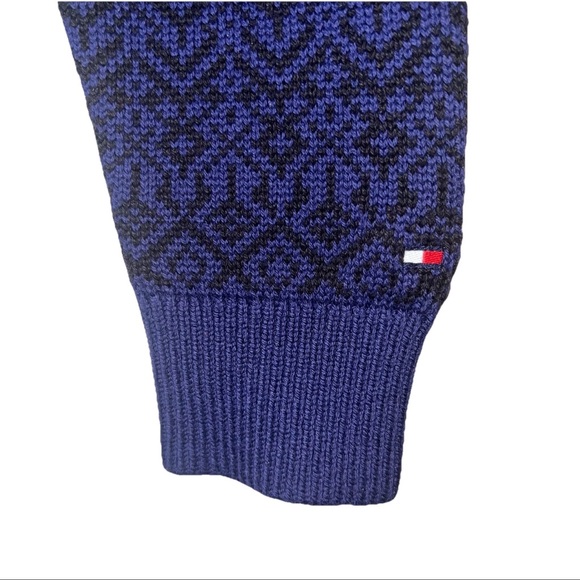Tommy Hilfiger Men’s Medium Jacquard Fair Isle Sweater – NWT - Picture 7 of 10